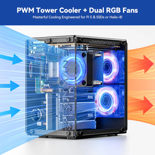 Pironman 5 Max cooling